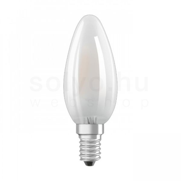 OSRAM Retrofit gyertya alakú DIMM  matt 230V E14 LED EQ40  2700K