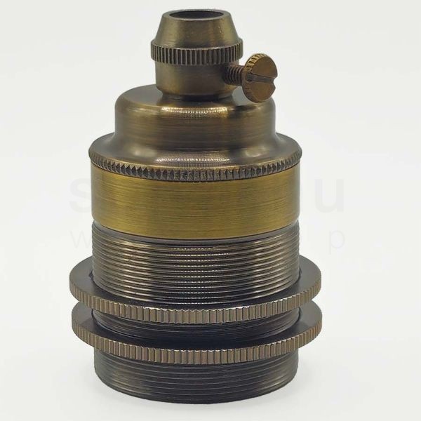 Edison izzó foglalat antik bronz szín - E27