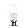 KODAK Max LED Izzó Gyertya (Candle) C37 7W B22 270° 4000K (560 lumen)