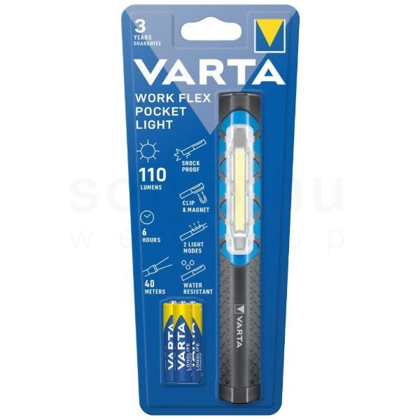 VARTA Work Flex Elemlámpa Pocket (+3AAA) (110 lumen)
