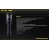 Nitecore Elemlámpa EF1 (1x18650) 830 lumen ATEX 2/22 G Ex d II T6 Gb