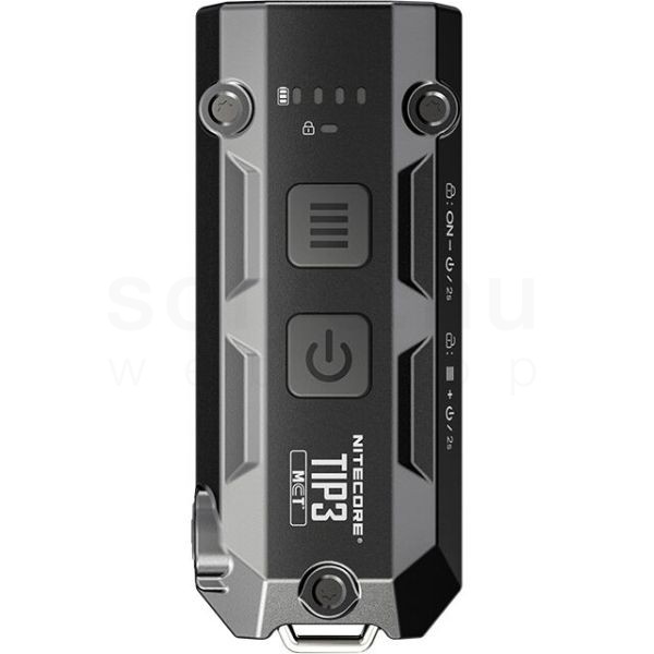 Nitecore Elemlámpa TIP3 (akkumulátoros) MCT UHE LED (720 lumen) Fekete